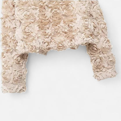 La Cartiera | Women’s Elegant Textured Floral Jacket