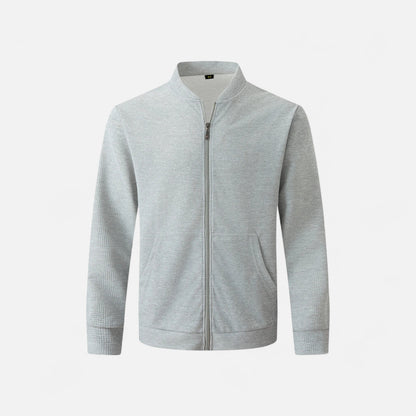 La Cartiera | Men’s Solid Colour Zip Baseball Jacket