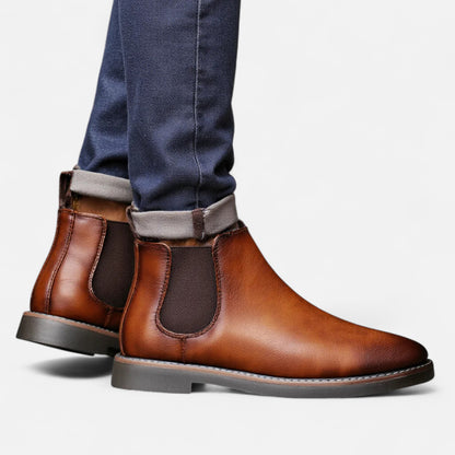 La Cartiera | Men's Classic Leather Chelsea Boots