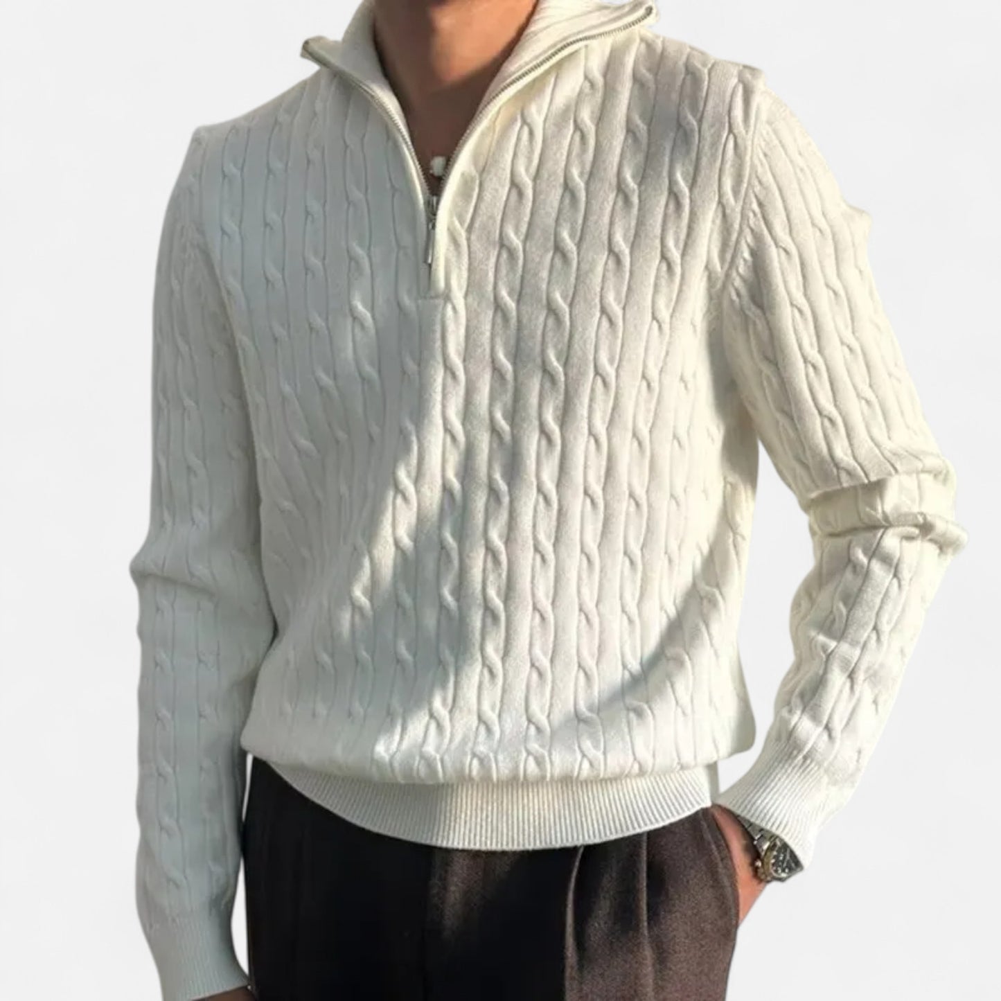 La Cartiera | Men’s Retro Loose-Fit Knit Pullover