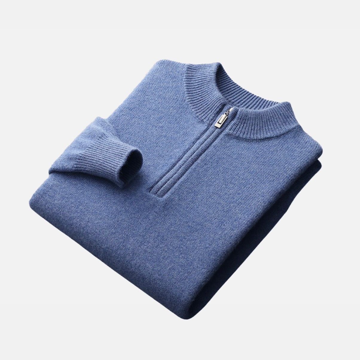 La Cartiera | Men’s Merino Wool Half-Zip Sweater