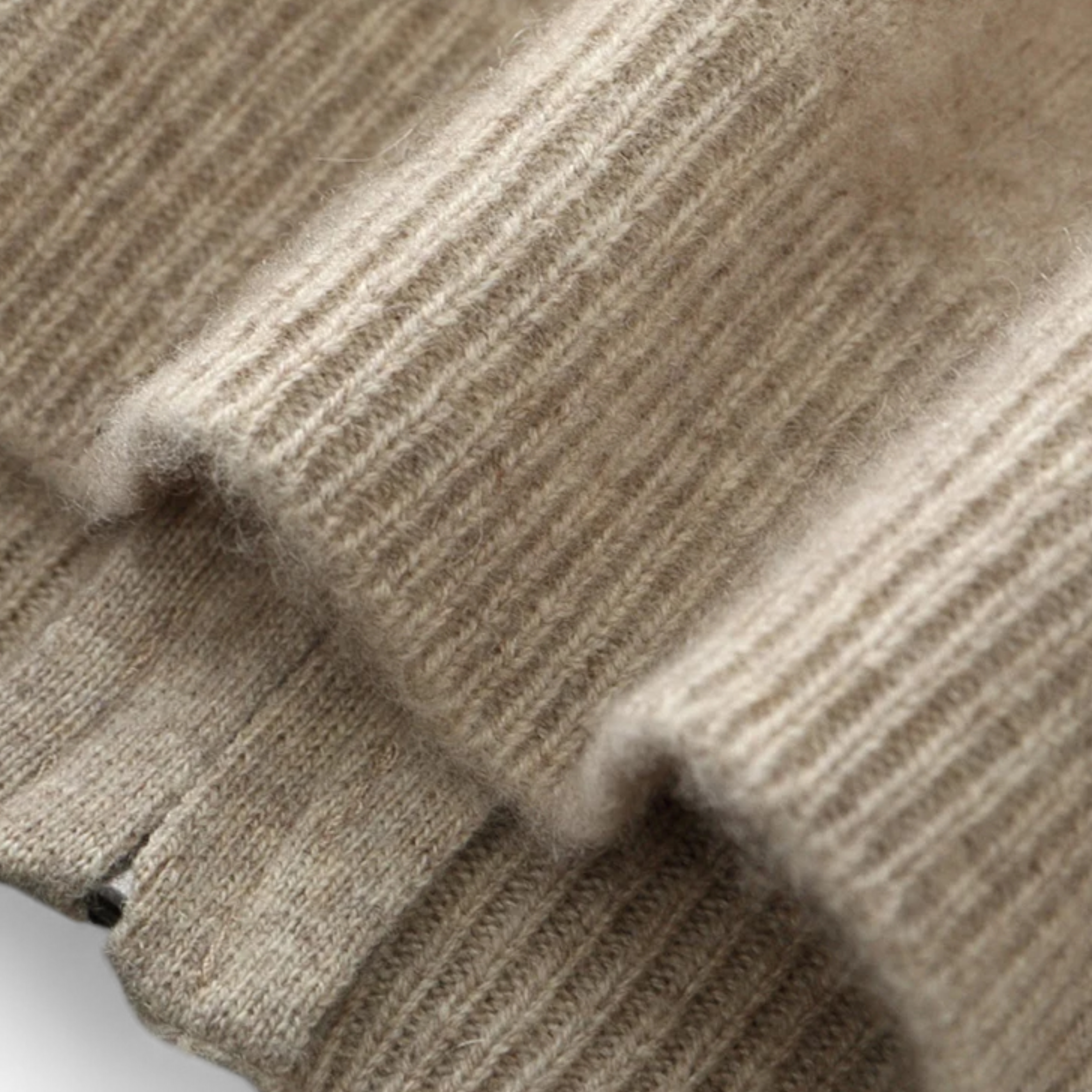 La Cartiera | Men’s Merino Wool Zip Cardigan