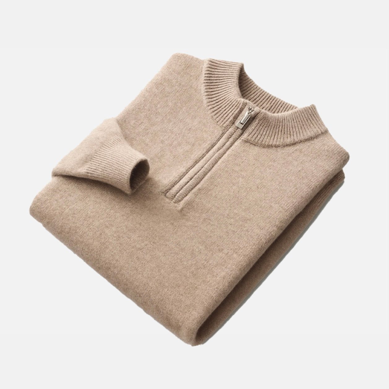 La Cartiera | Men’s Merino Wool Half-Zip Sweater