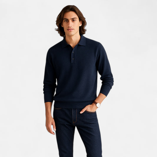 La Cartiera | Men’s Long-Sleeve Polo Shirt