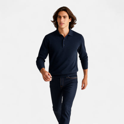 La Cartiera | Men’s Long-Sleeve Polo Shirt
