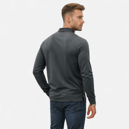 La Cartiera | Men’s Long-Sleeve Quick-Dry Polo Shirt