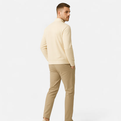 La Cartiera | Men’s Solid Colour Zip Baseball Jacket