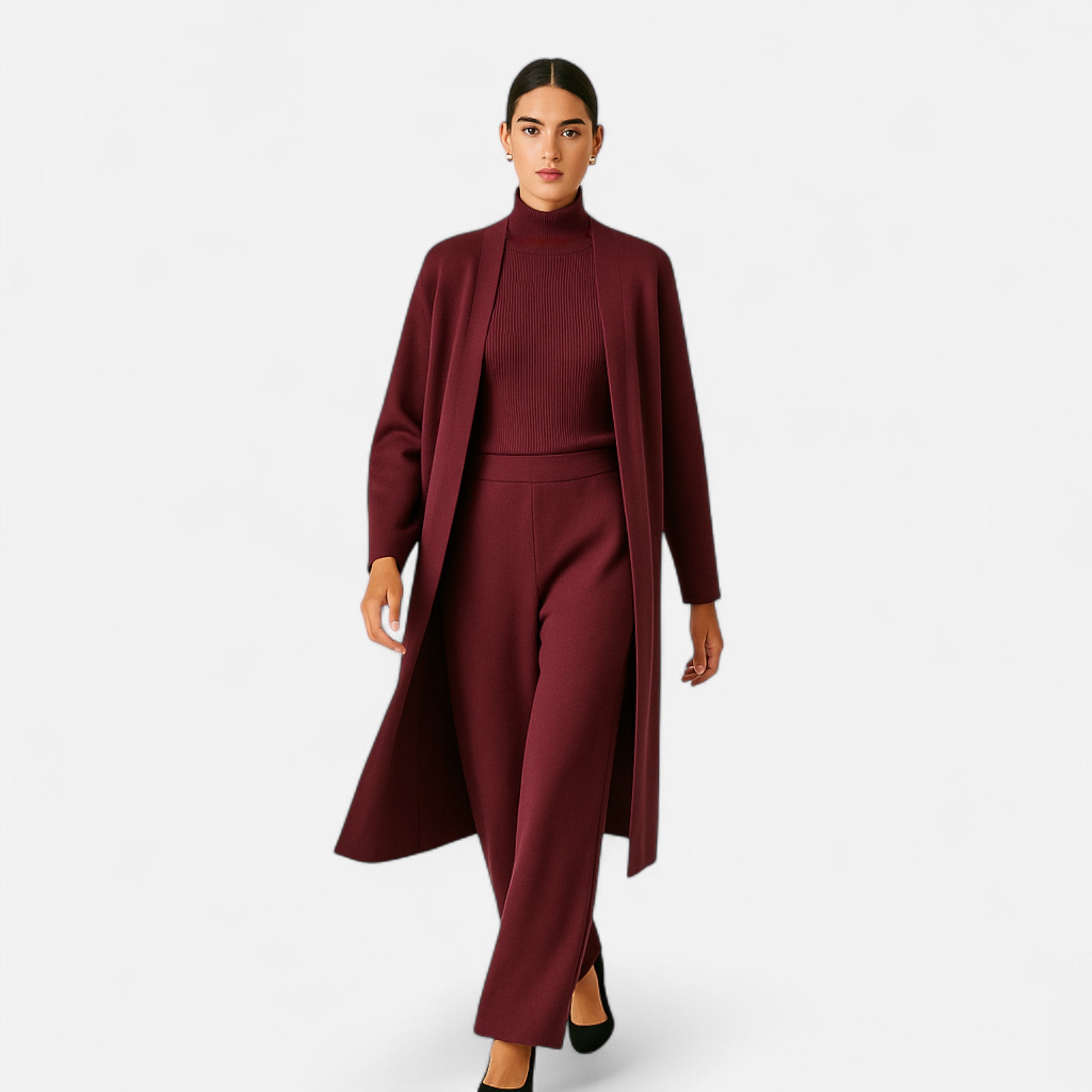 La Cartiera | Women’s 3-Piece Knitted Cardigan Set