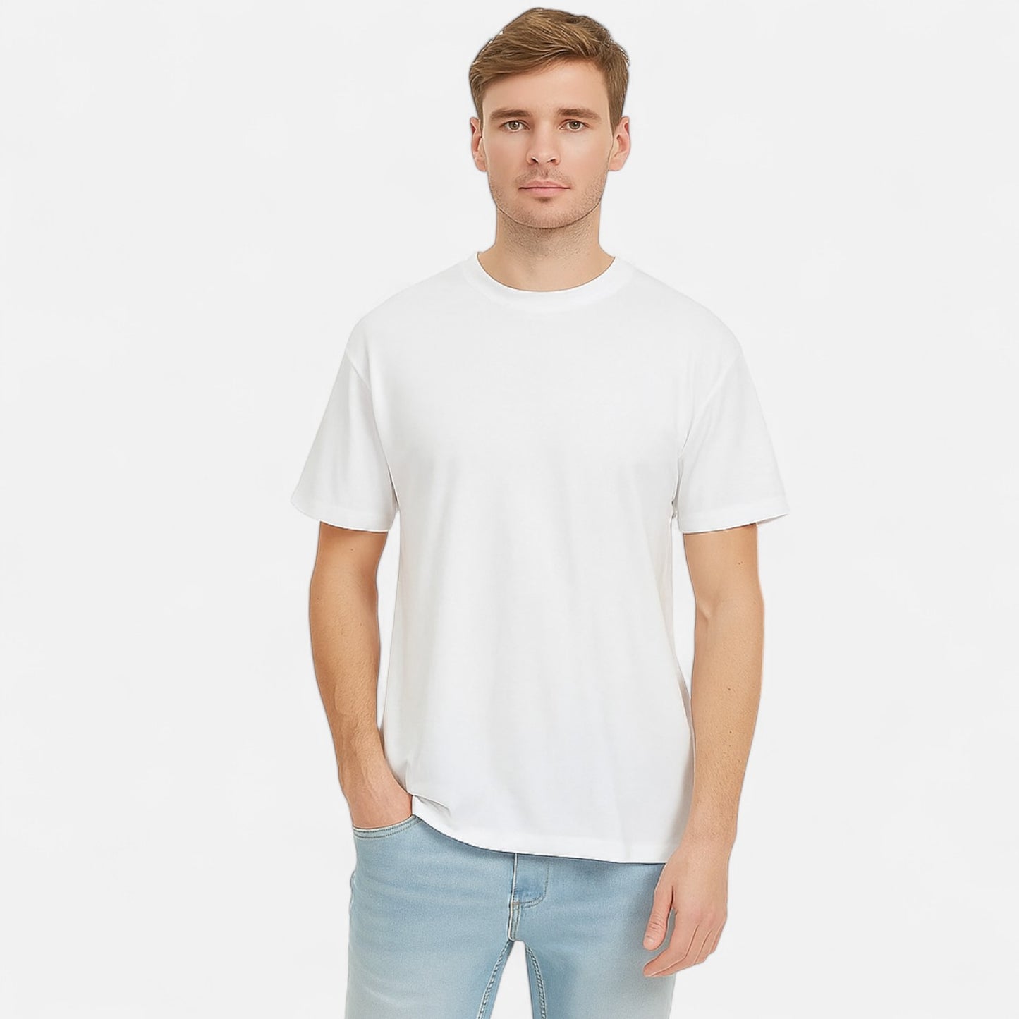La Cartiera | Classic Round Neck Cotton T-Shirt