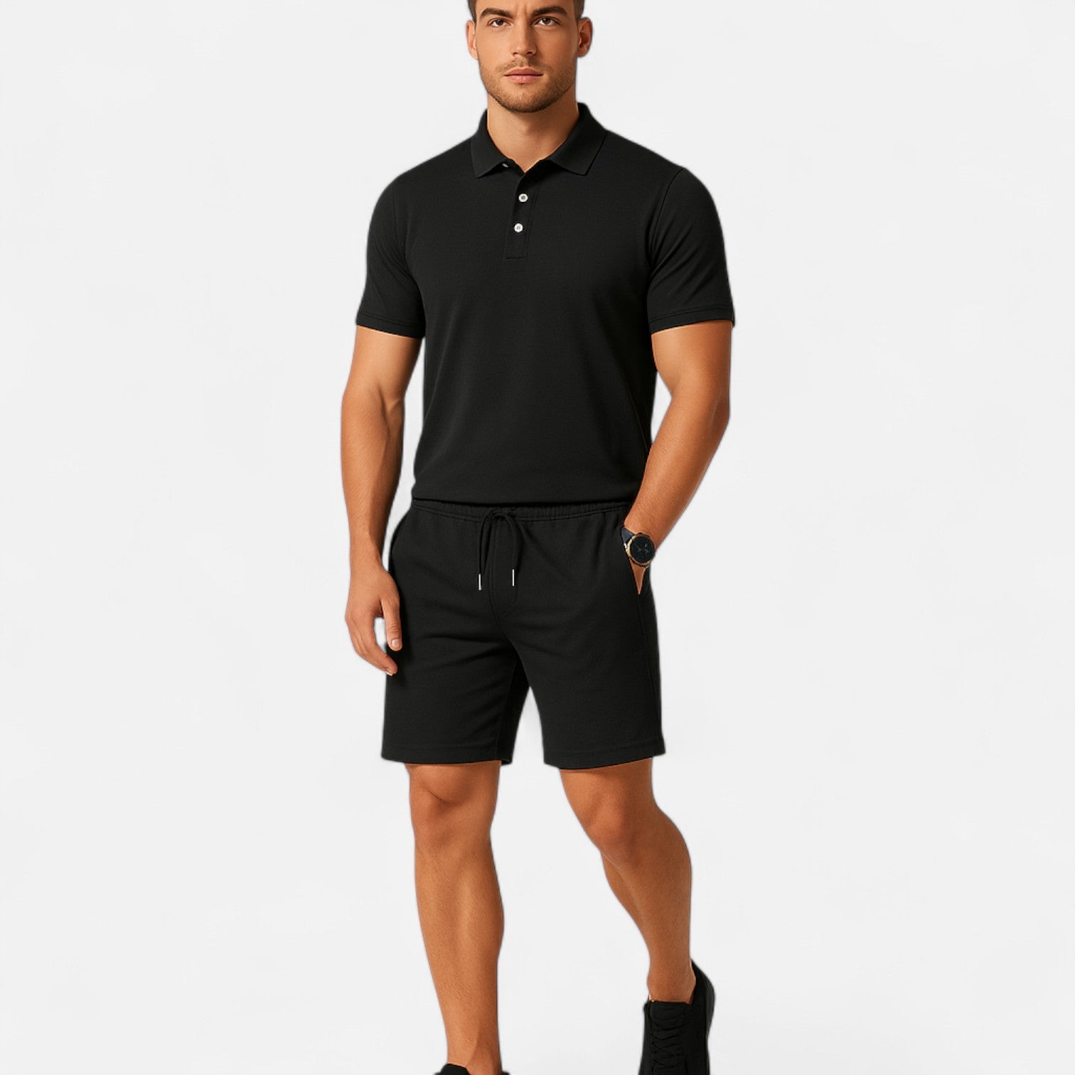 La Cartiera | Two‑Piece Beachwear – Sandstone Linen Ensemble