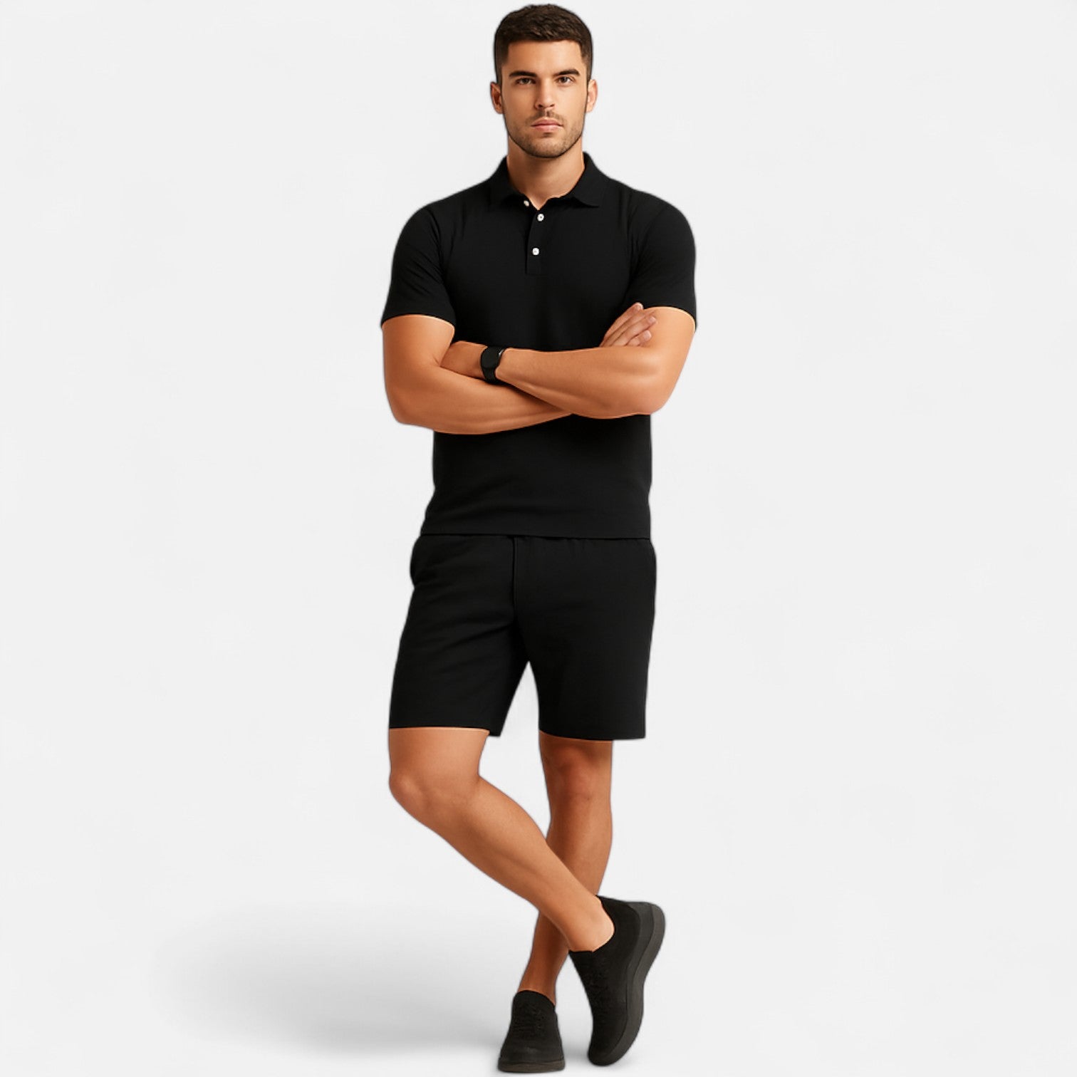 La Cartiera | Two‑Piece Beachwear – Sandstone Linen Ensemble