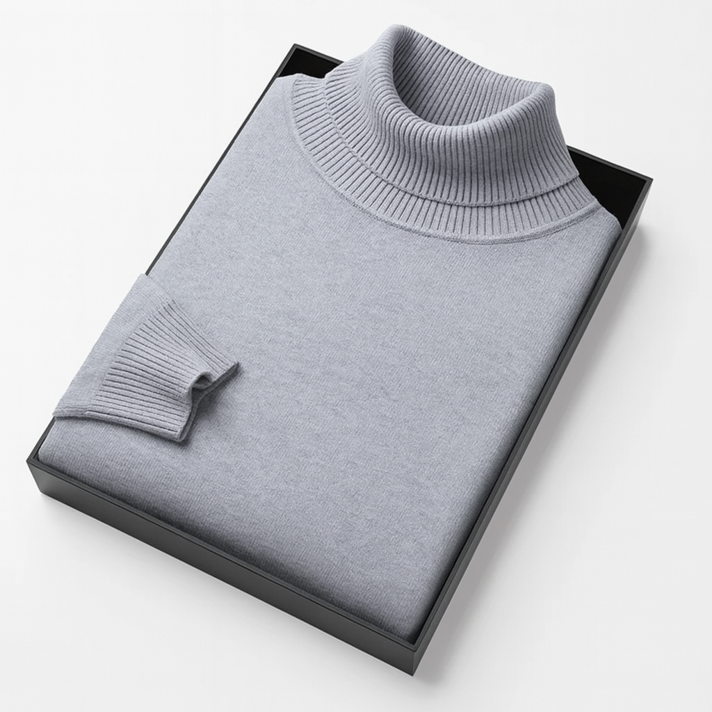 La Cartiera | Men’s Slim Fit Knitted Turtleneck Sweater