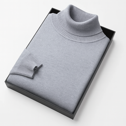 La Cartiera | Men’s Slim Fit Knitted Turtleneck Sweater