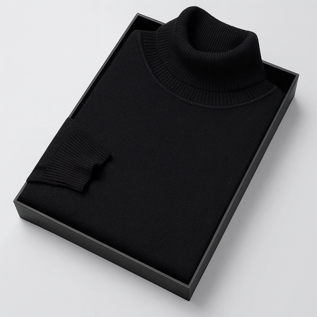 La Cartiera | Men’s Slim Fit Knitted Turtleneck Sweater