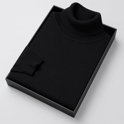 La Cartiera | Men’s Slim Fit Knitted Turtleneck Sweater
