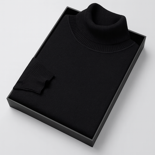 La Cartiera | Men’s Slim Fit Knitted Turtleneck Sweater