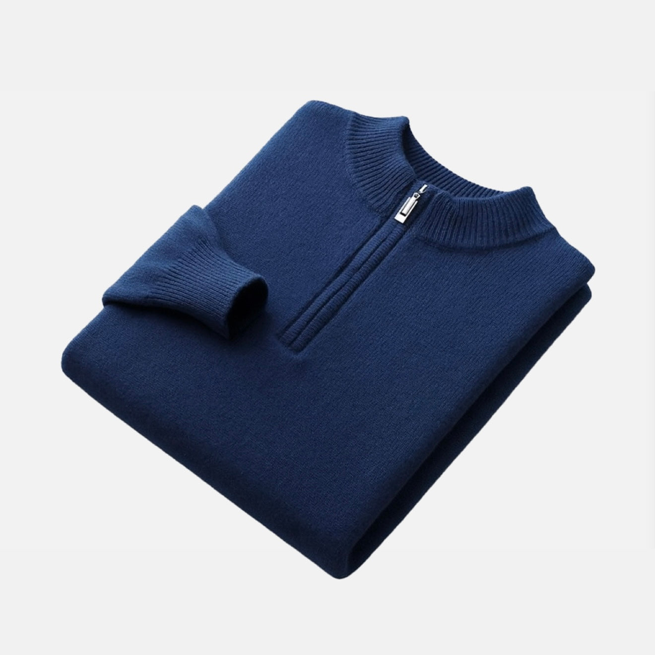 La Cartiera | Men’s Merino Wool Half-Zip Sweater