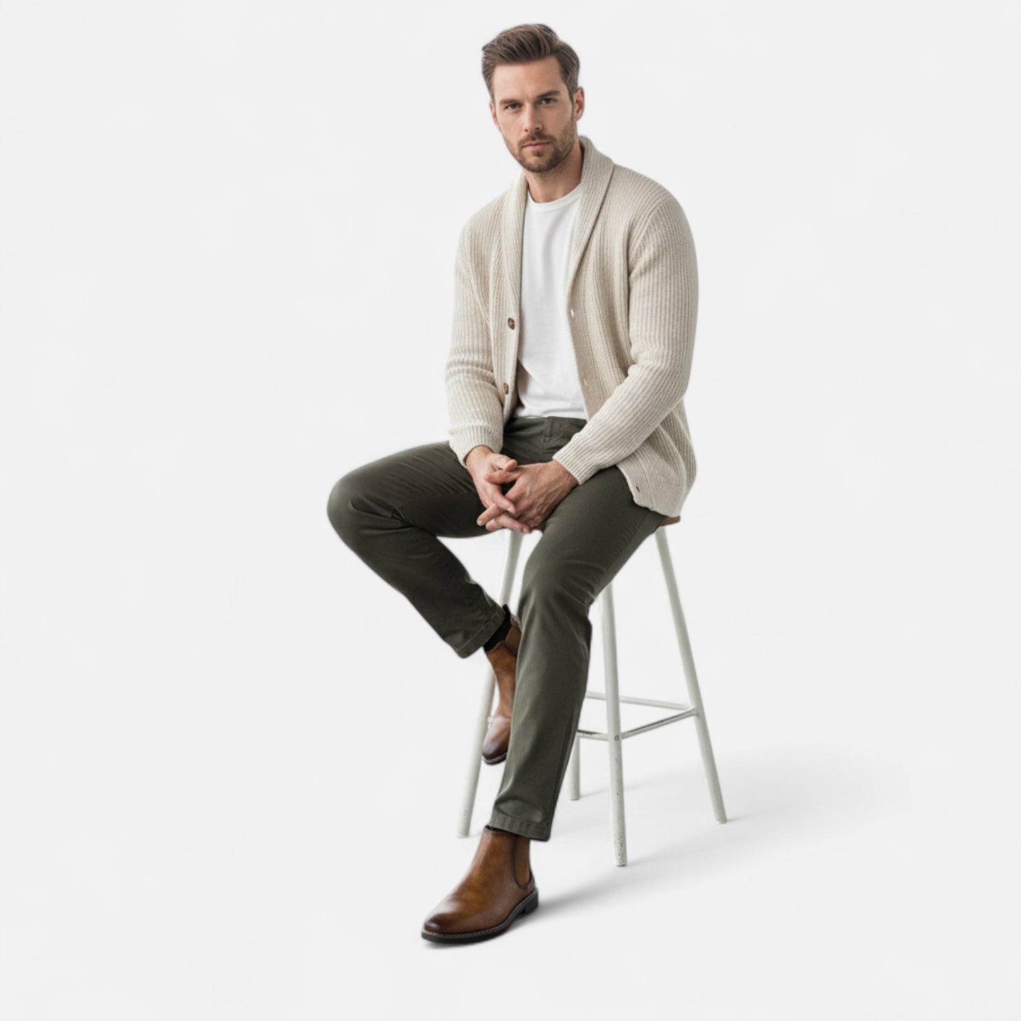 La Cartiera | Men's Classic Leather Chelsea Boots