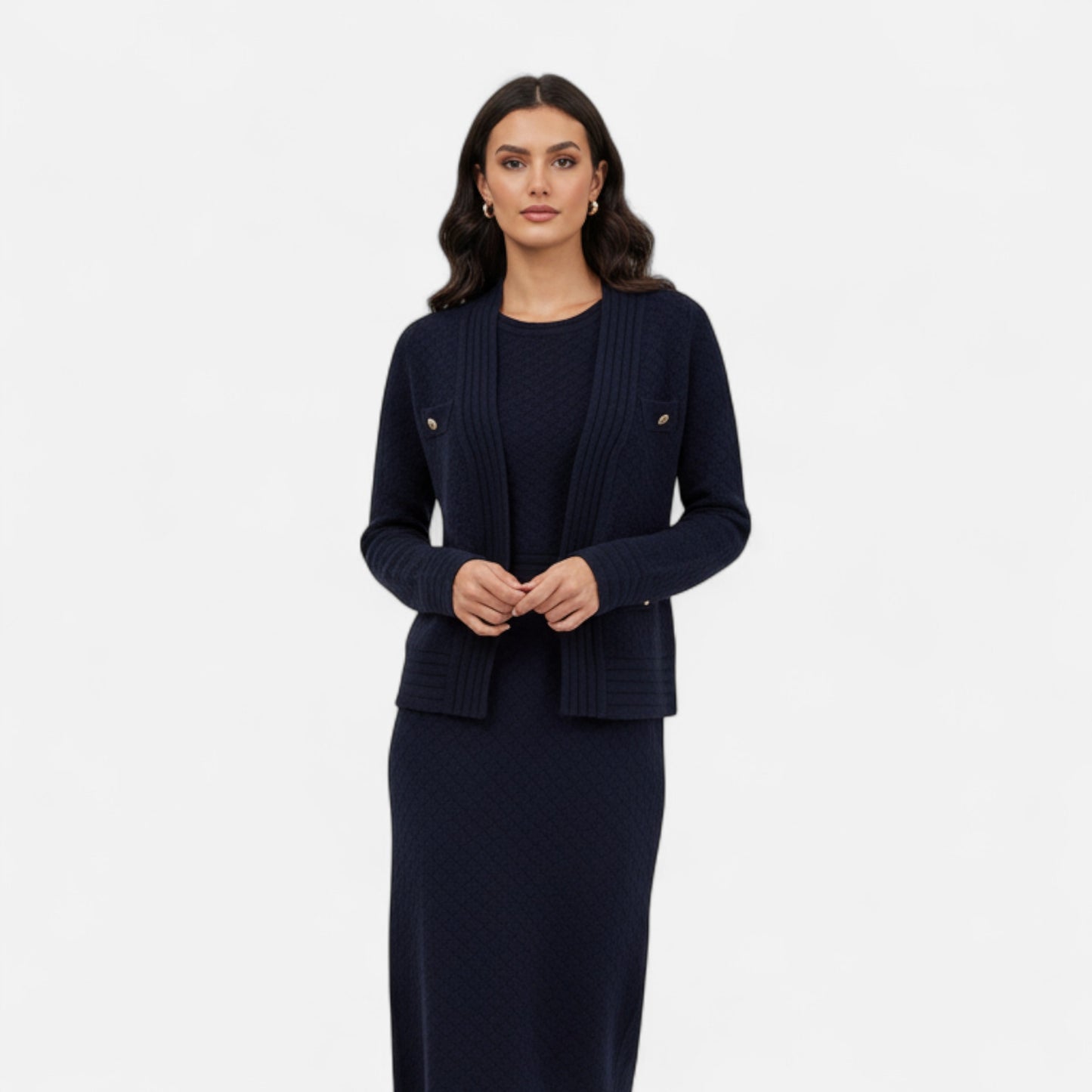 La Cartiera | Women’s Heritage Knit Cardigan and Dress Set