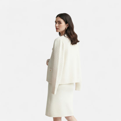 La Cartiera | Women’s Heritage Knit Cardigan and Dress Set
