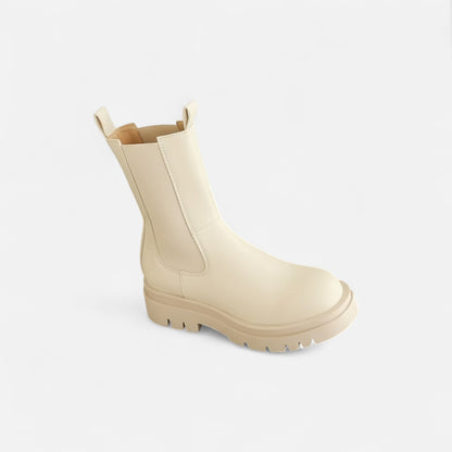 La Cartiera | Women’s Velvet-Lined Mid-Calf Platform Boots