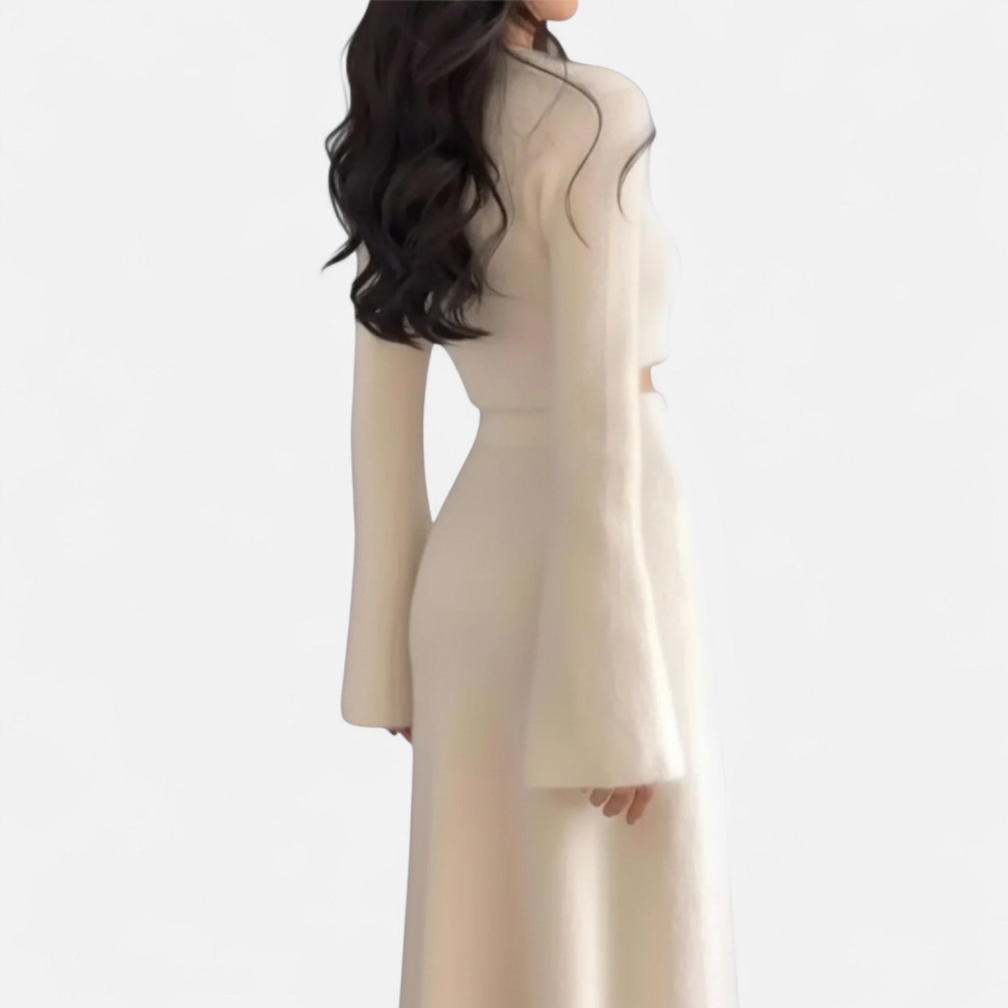 La Cartiera | Women’s Elegant Rabbit Wool Two-Piece Ensemble