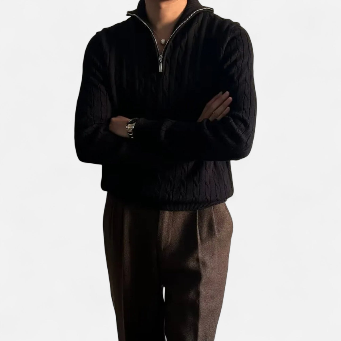 La Cartiera | Men’s Retro Loose-Fit Knit Pullover