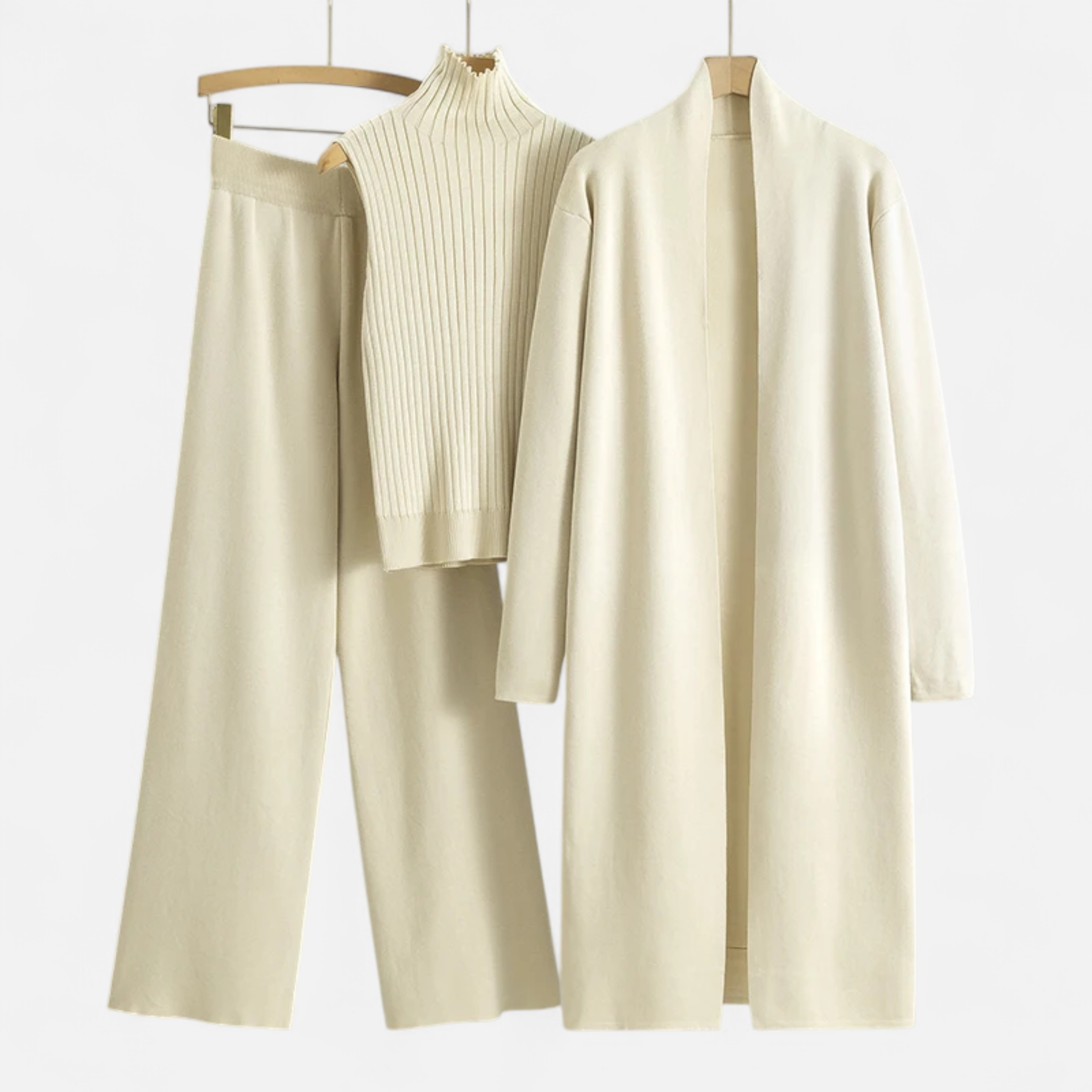 La Cartiera | Women’s 3-Piece Knitted Cardigan Set