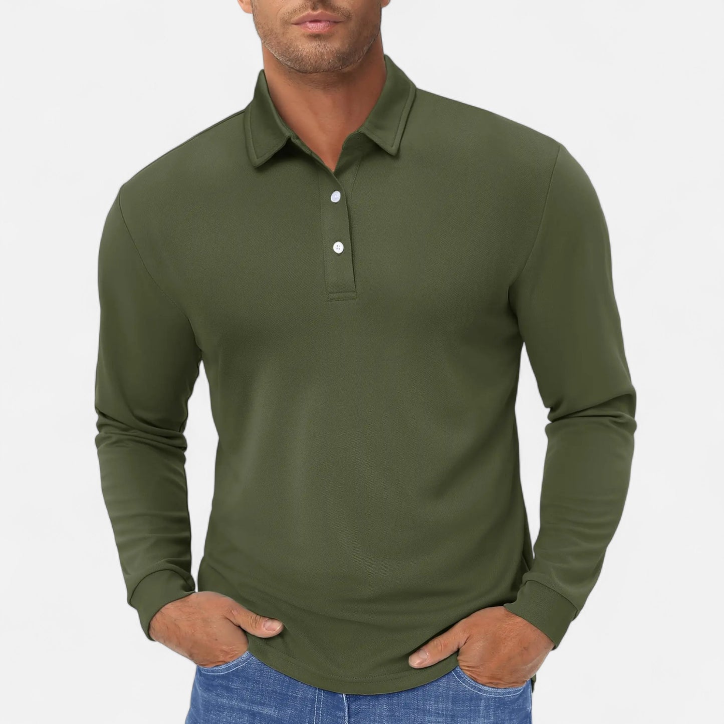 La Cartiera | Men’s Long-Sleeve Quick-Dry Polo Shirt