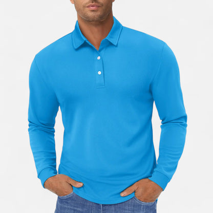 La Cartiera | Men’s Long-Sleeve Quick-Dry Polo Shirt