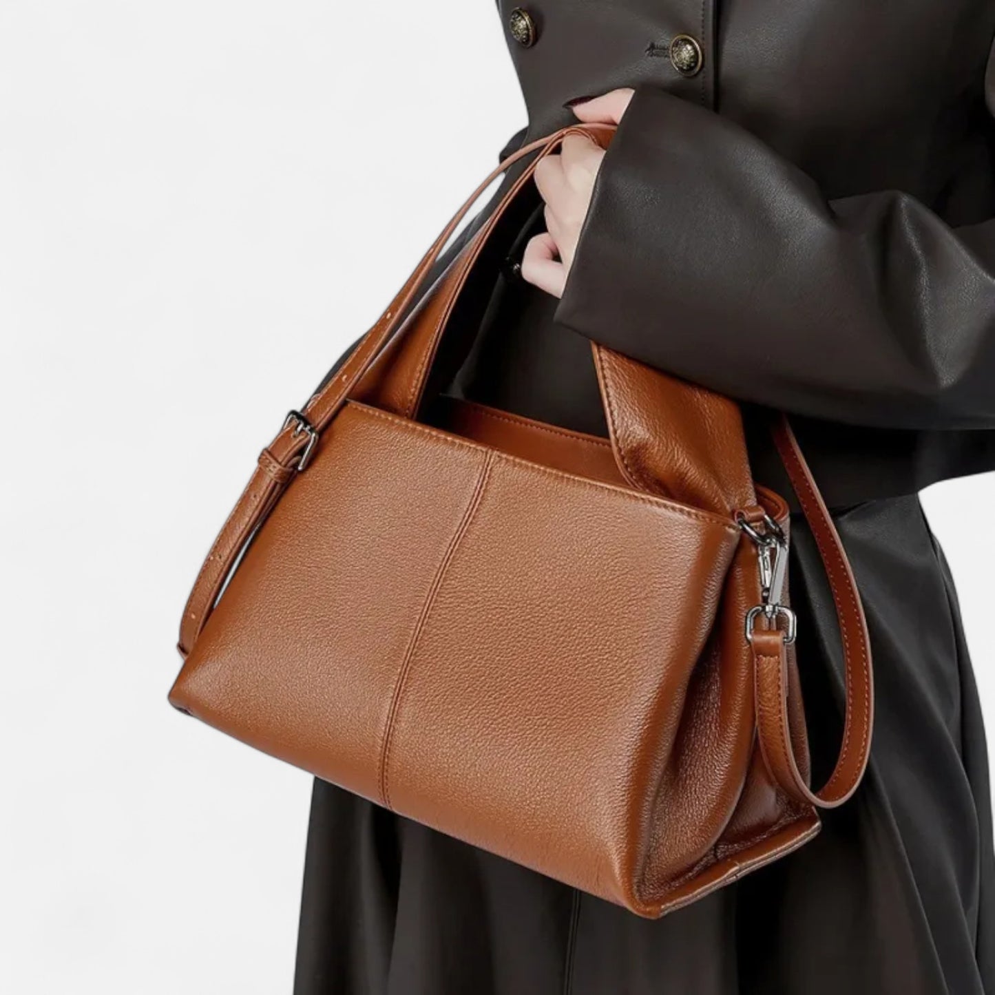 La Cartiera | Women’s Retro Cowhide Messenger Bag