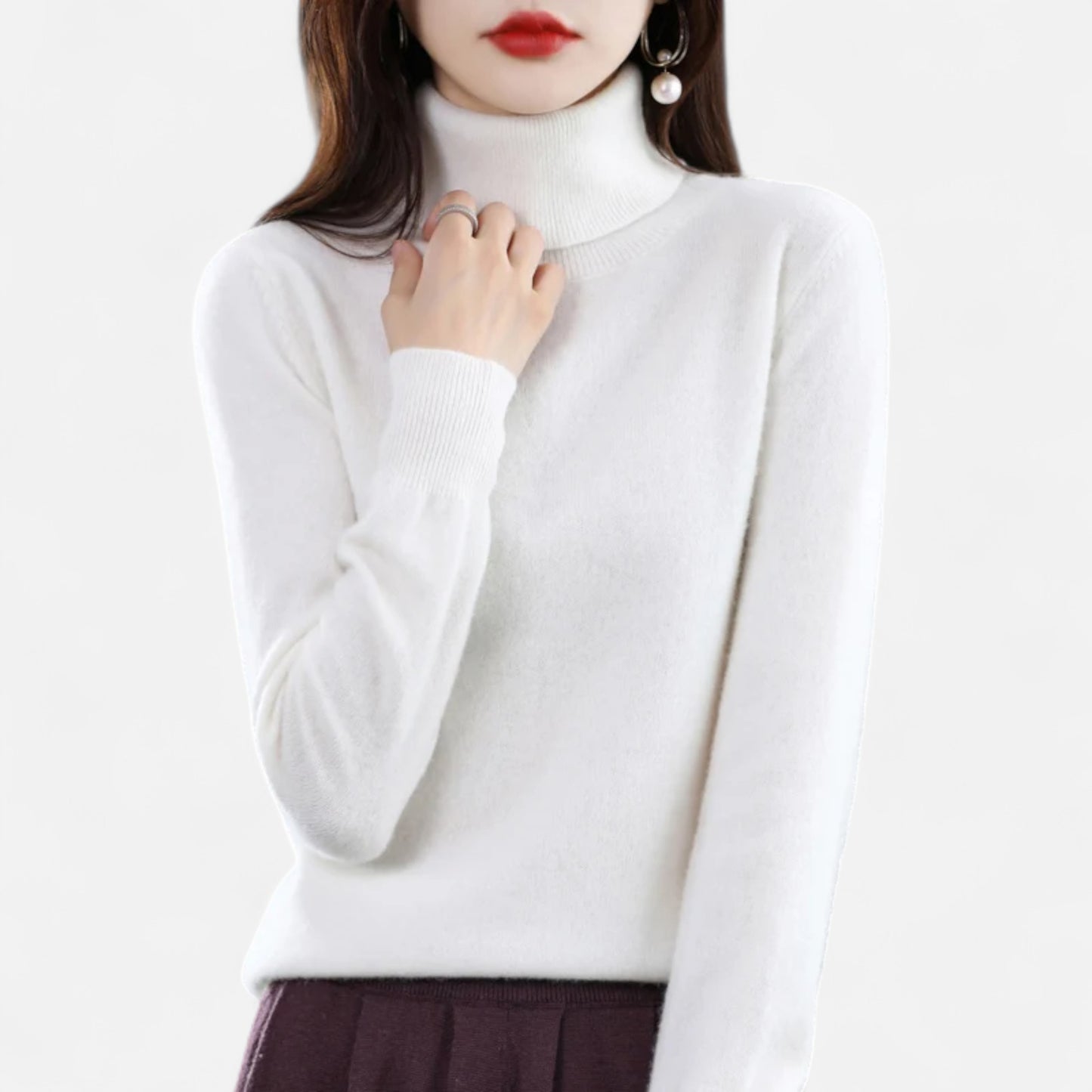 La Cartiera | Women’s Merino Wool Turtleneck Sweater