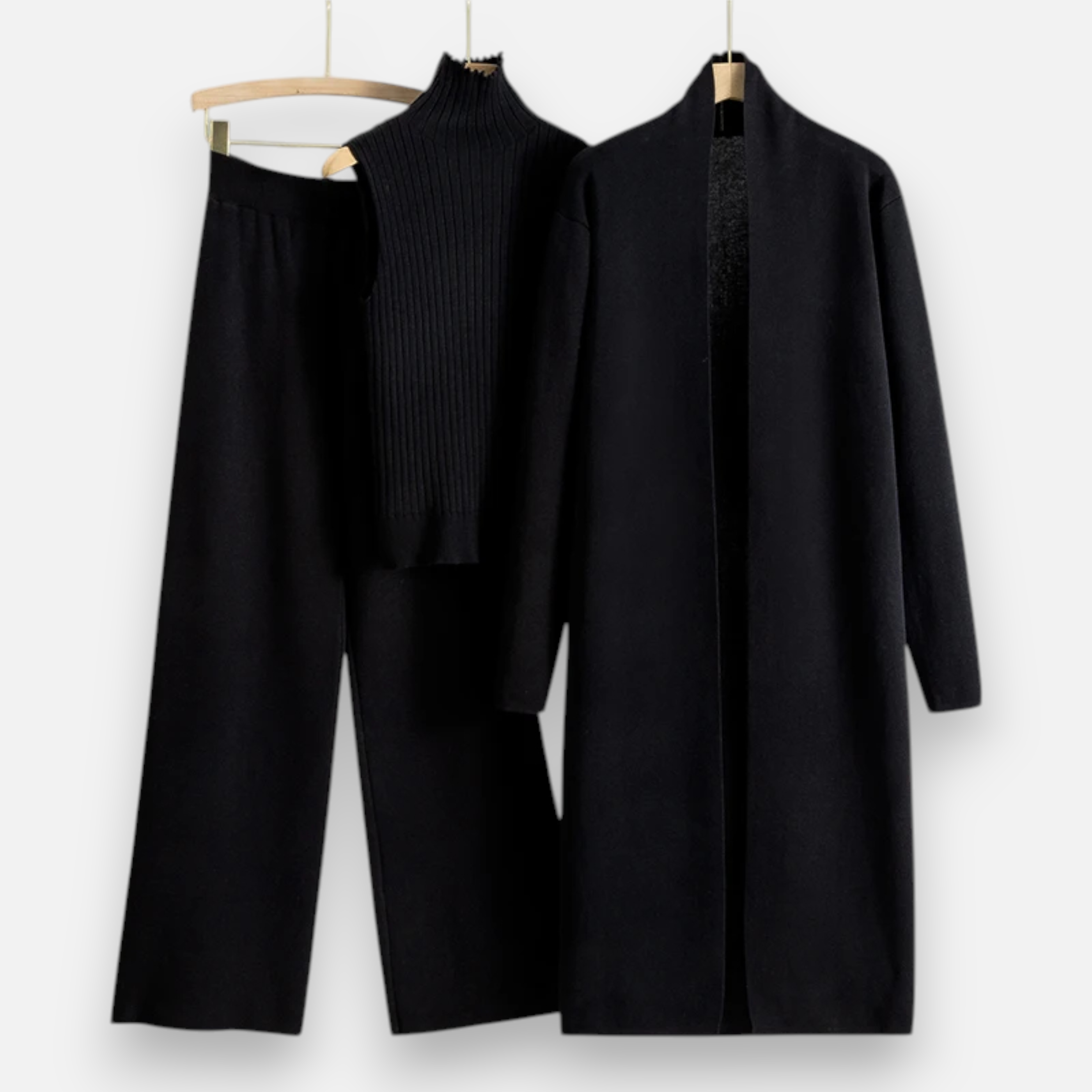 La Cartiera | Women’s 3-Piece Knitted Cardigan Set