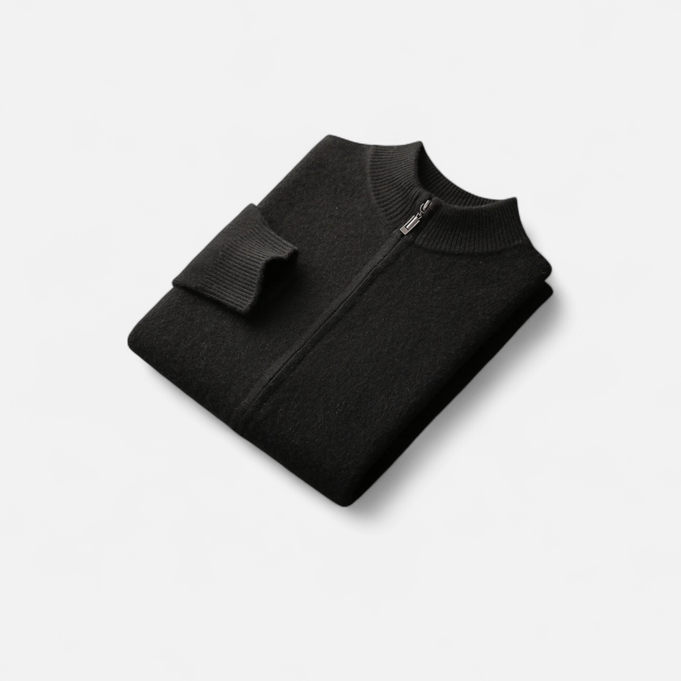 La Cartiera | Men’s Merino Wool Zip Cardigan