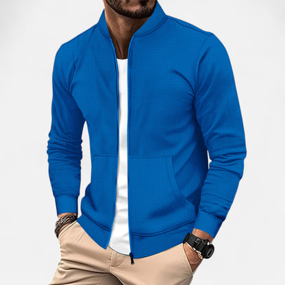 La Cartiera | Men’s Solid Colour Zip Baseball Jacket