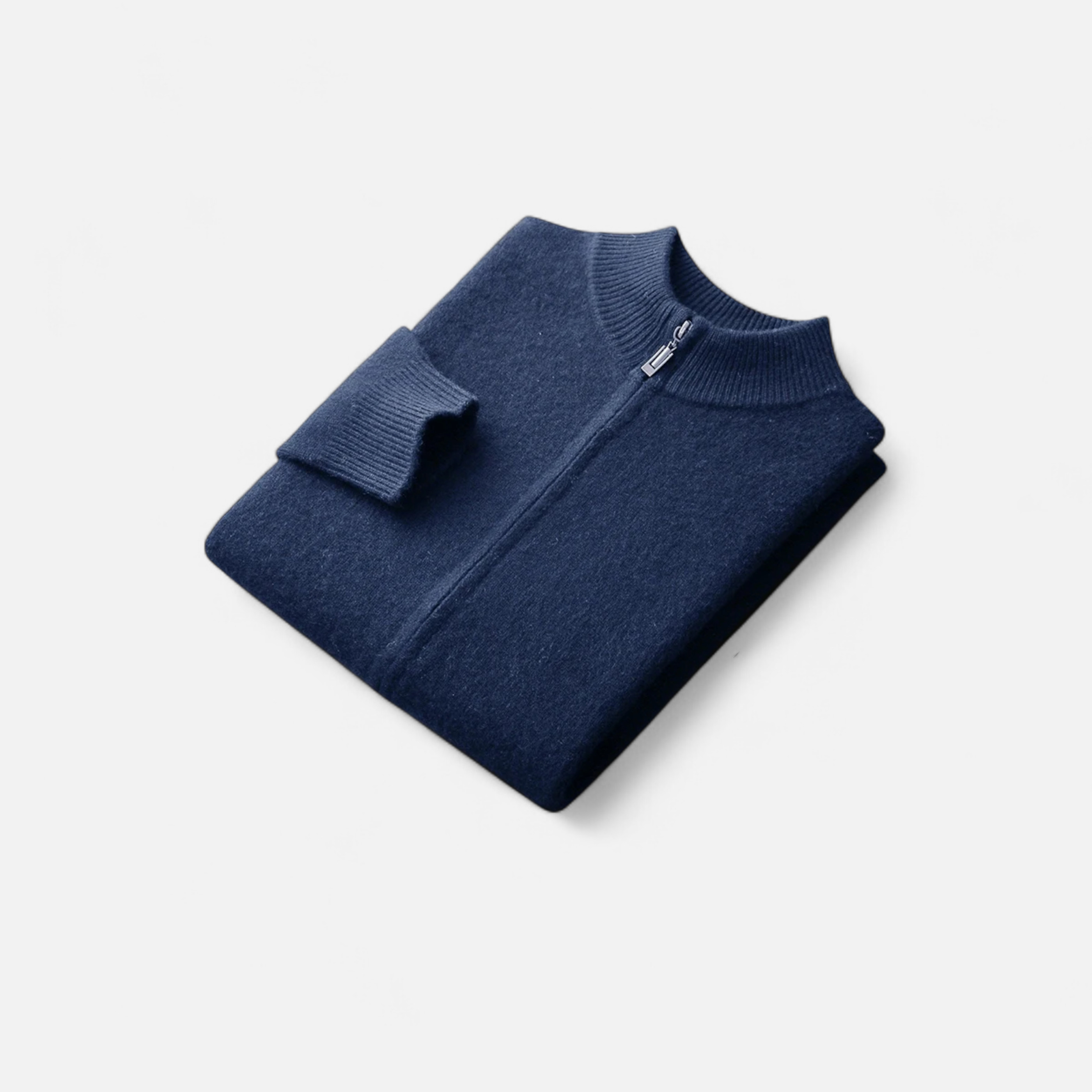 La Cartiera | Men’s Merino Wool Zip Cardigan