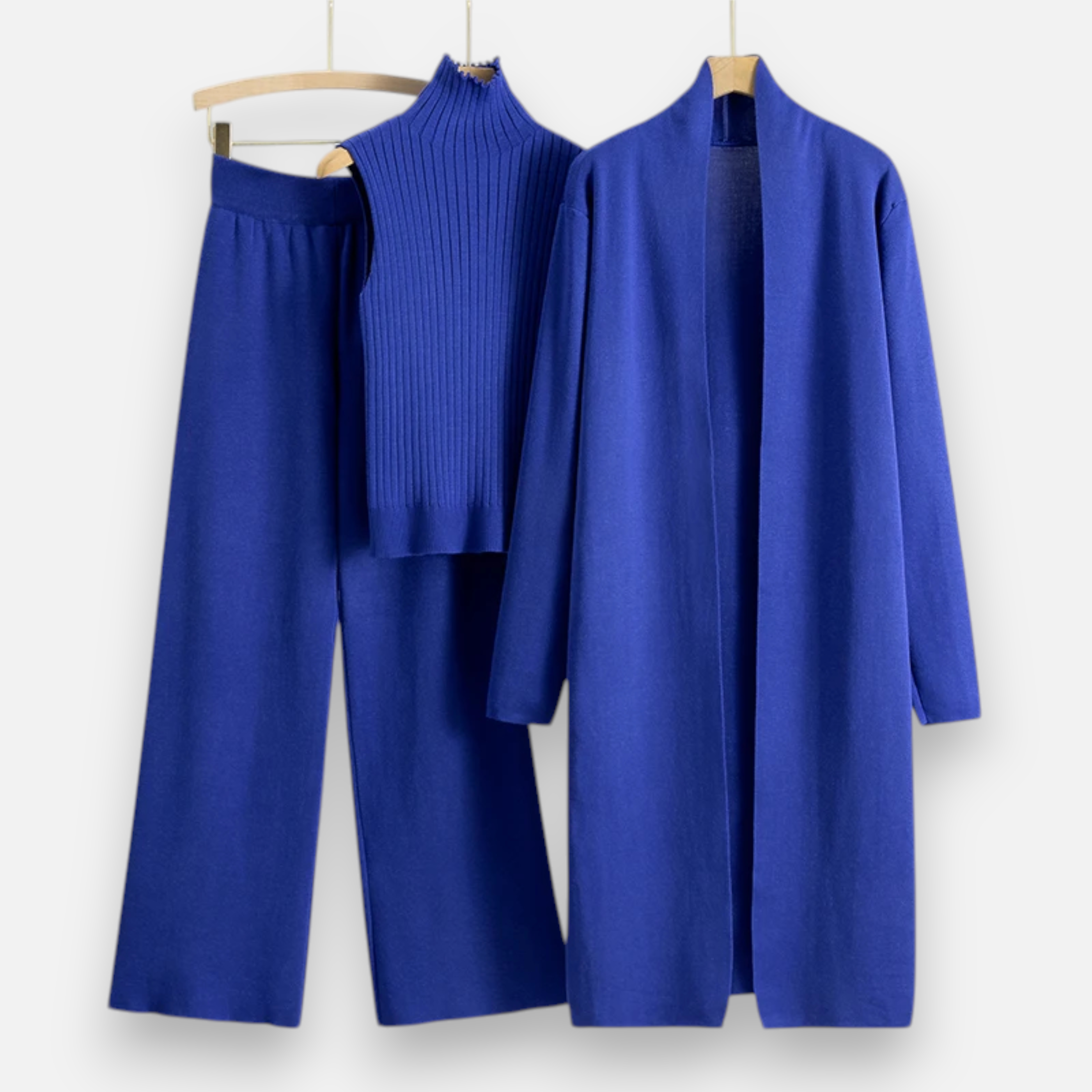 La Cartiera | Women’s 3-Piece Knitted Cardigan Set