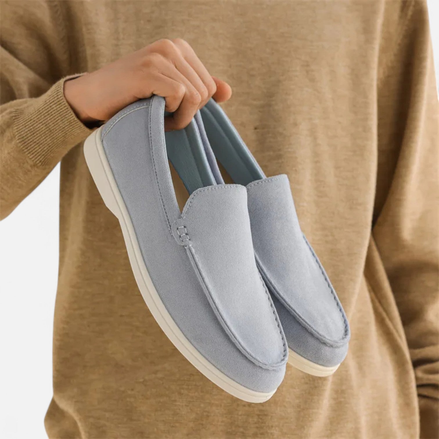 La Cartiera | Lightweight Suede Loafers – British Riviera Style