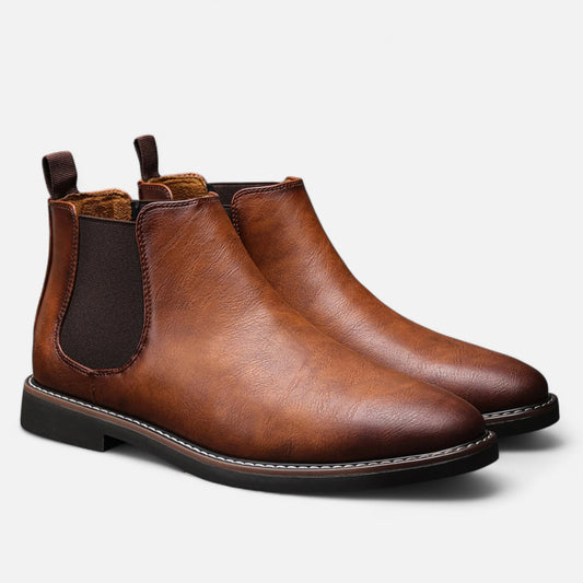 La Cartiera | Men's Classic Leather Chelsea Boots