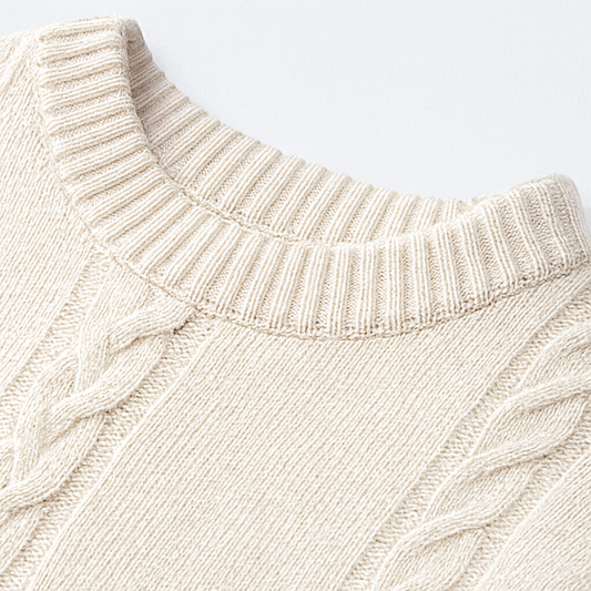 La Cartiera | Men’s Merino Wool Cable-Knit Sweater