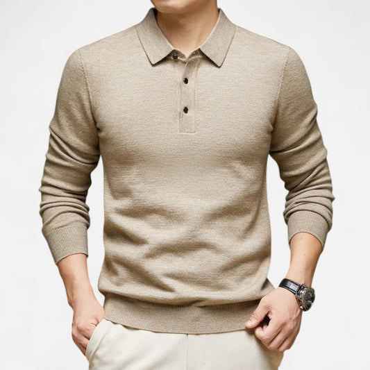 La Cartiera | Men’s Cashmere Knit Polo Sweater