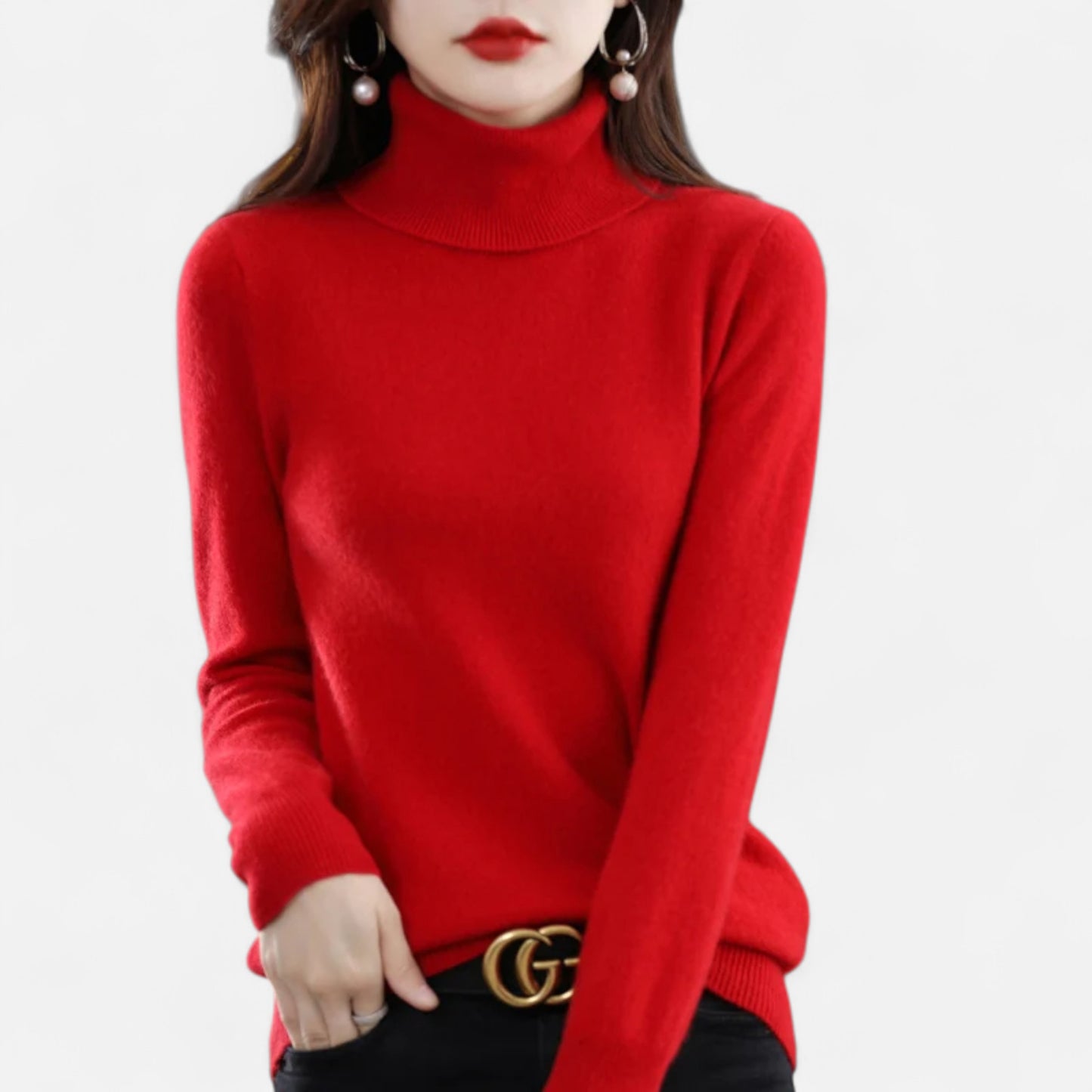 La Cartiera | Women’s Merino Wool Turtleneck Sweater