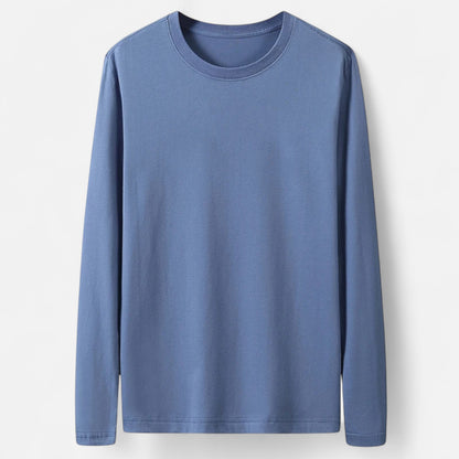 La Cartiera | Men’s Slim Fit Long-Sleeve Cotton Tee