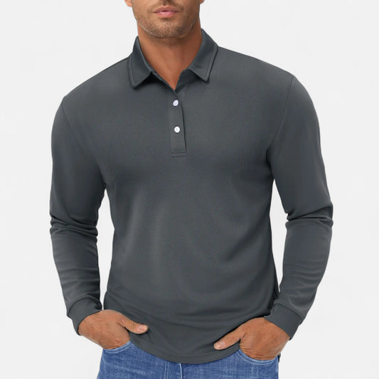 La Cartiera | Men’s Long-Sleeve Quick-Dry Polo Shirt