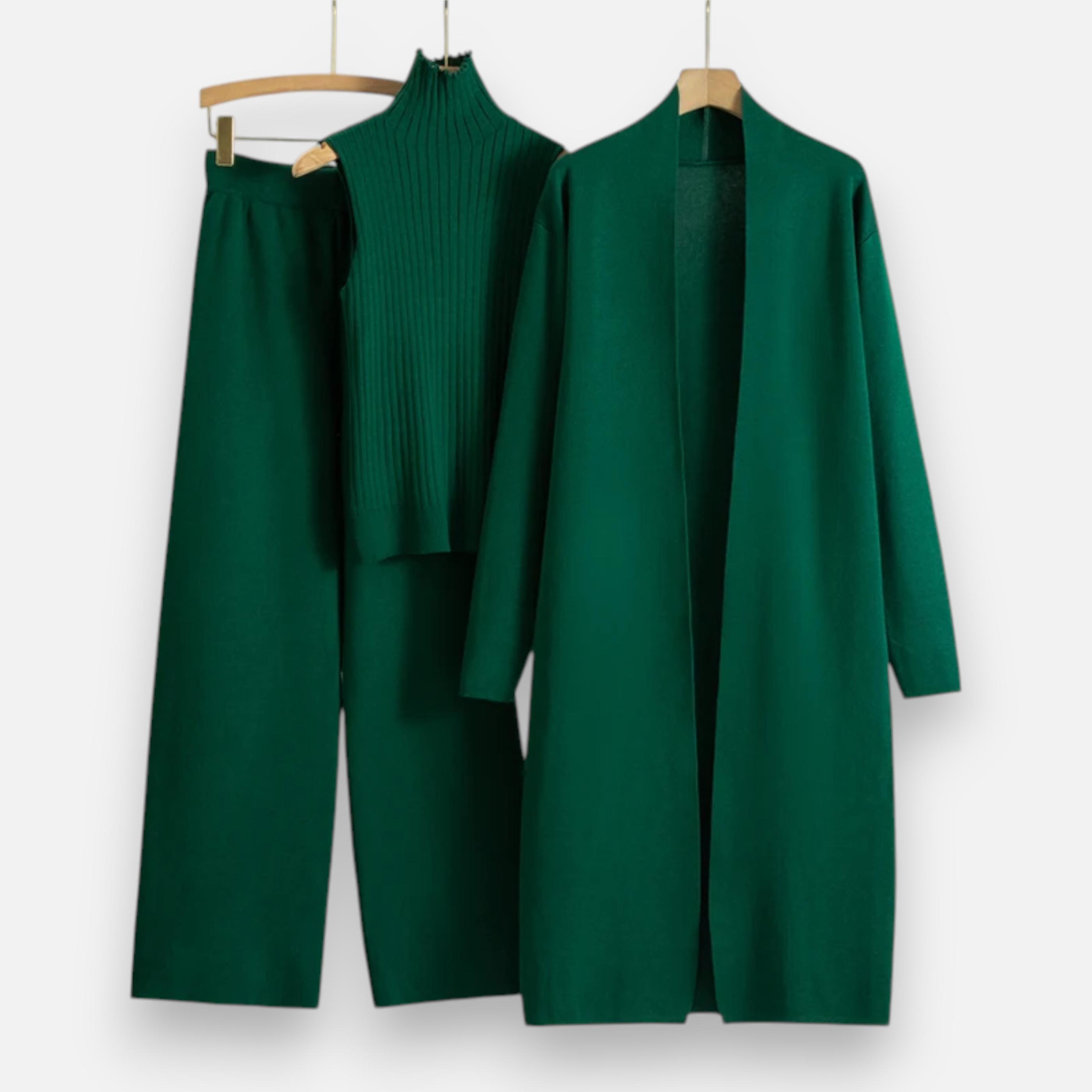 La Cartiera | Women’s 3-Piece Knitted Cardigan Set