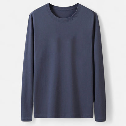 La Cartiera | Men’s Slim Fit Long-Sleeve Cotton Tee