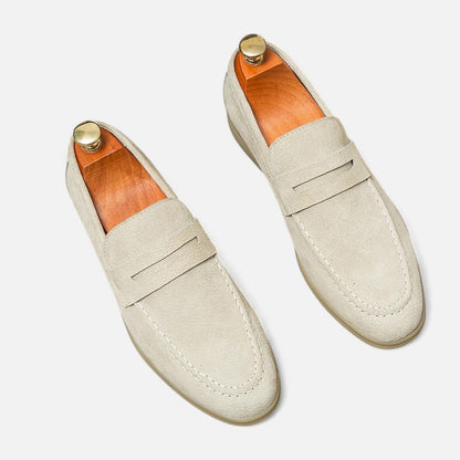 La Cartiera | Retro Suede Leather Loafers