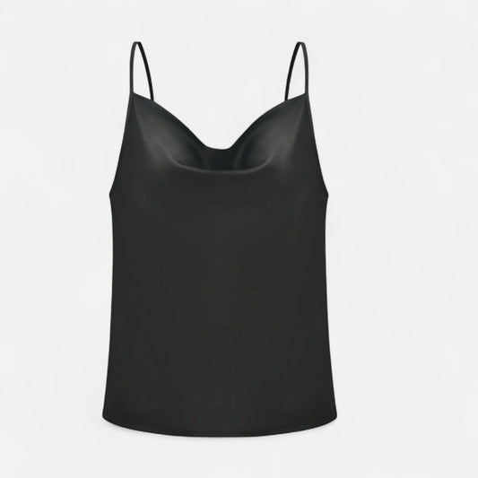 La Cartiera | Silk-Like Satin Vest Top