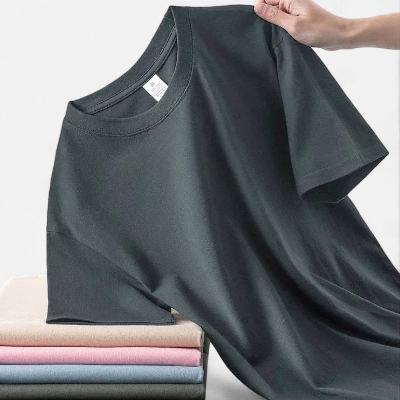 La Cartiera | Classic Round Neck Cotton T-Shirt