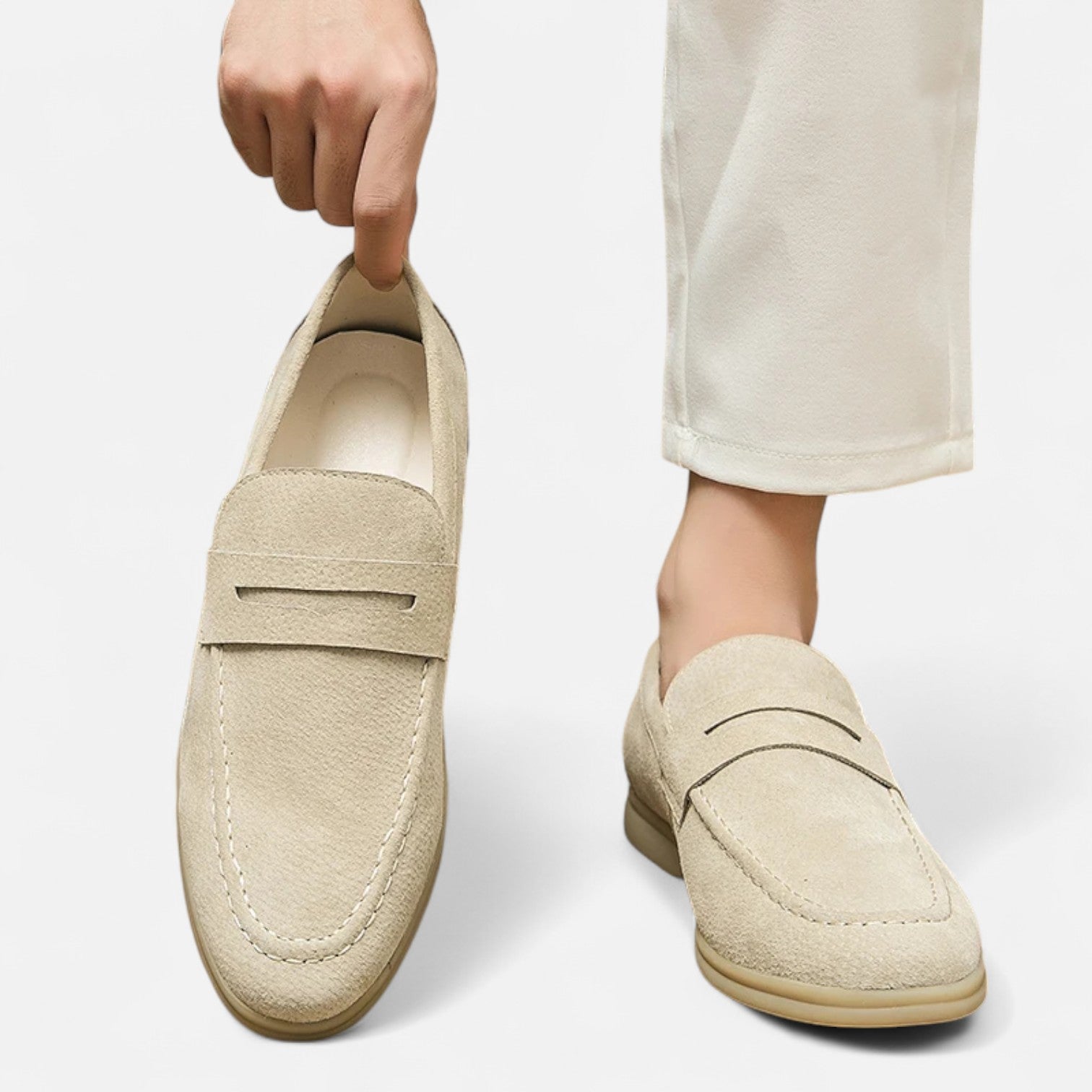 La Cartiera | Retro Suede Leather Loafers